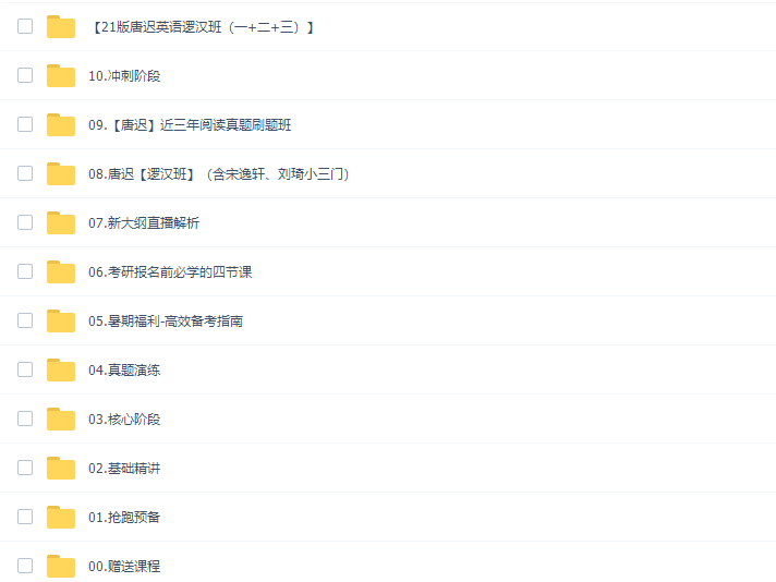 唐迟考研英语网课在哪里购买 唐迟考研英语网课在哪里看 唐迟考研英语网课多少钱 唐迟考研英语网课百度云链接 考研考研英语全程班 赵楠楠唐迟 188G课程大合集